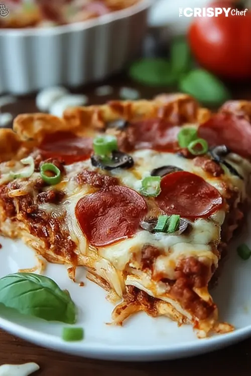 Hearty Pizza Casserole Pie