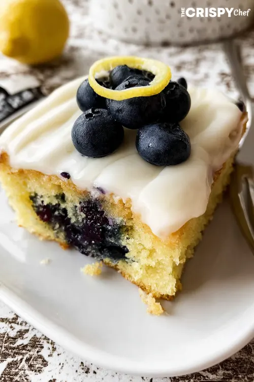 Lemon Blueberry Sheet Cake