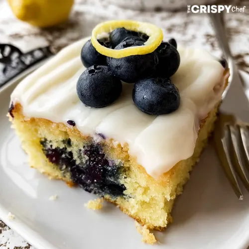 Lemon Blueberry Sheet Cake