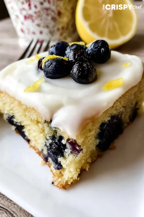 Lemon Blueberry Sheet Cake