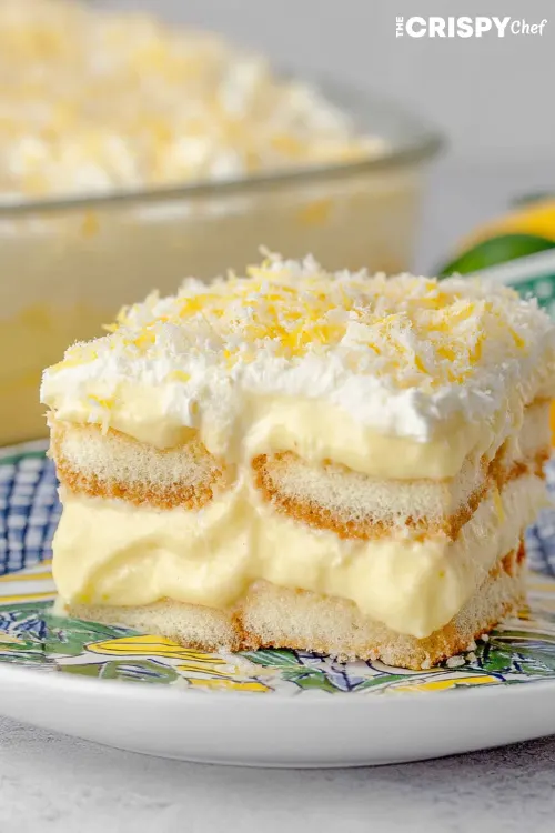 Lemon Limoncello Italian Tiramisu