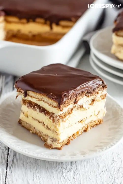 No-Bake Chocolate Eclair Cake