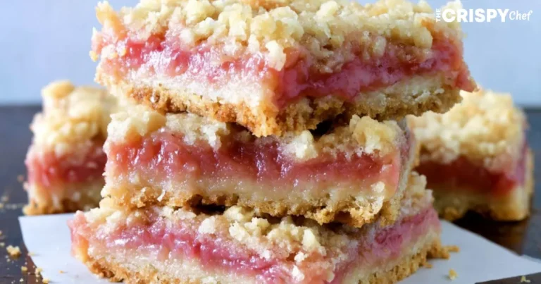 Rhubarb Custard Bars