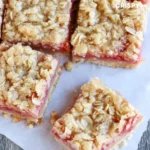 Rhubarb Custard Bars