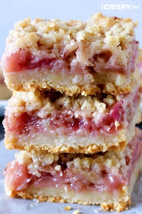 Rhubarb Custard Bars