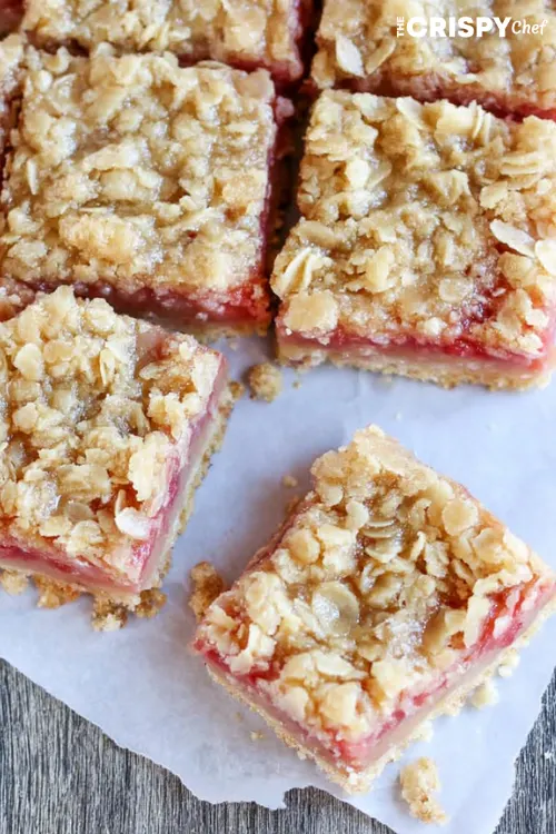 Rhubarb Custard Bars