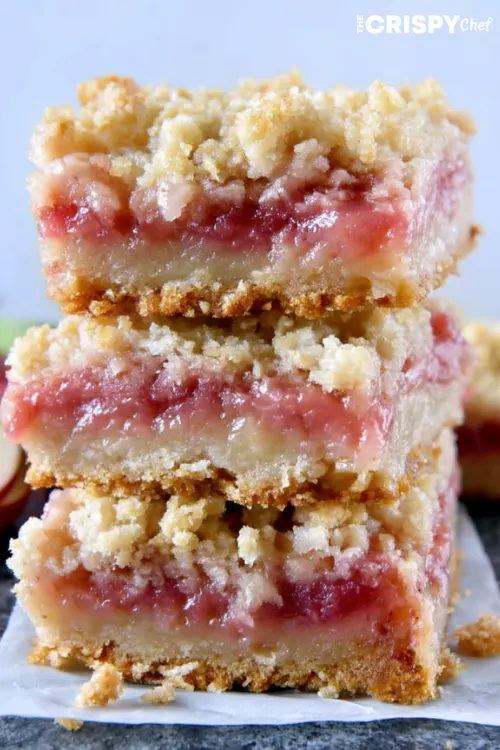 Rhubarb Custard Bars