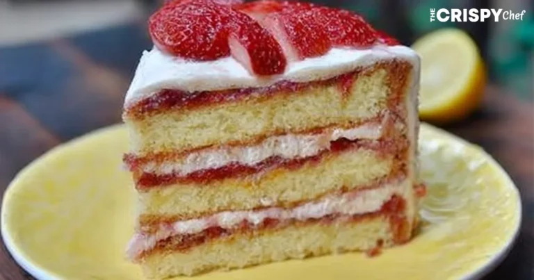 Strawberry Lemon Layer Cake
