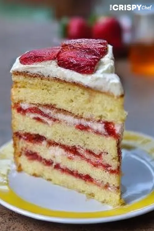 Strawberry Lemon Layer Cake