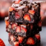 chocolate covered strawberry brownies