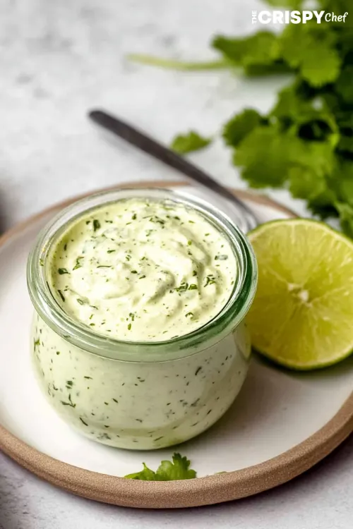 creamy cilantro garlic sauce
