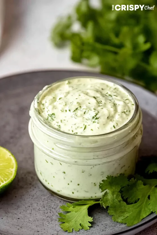 creamy cilantro garlic sauce