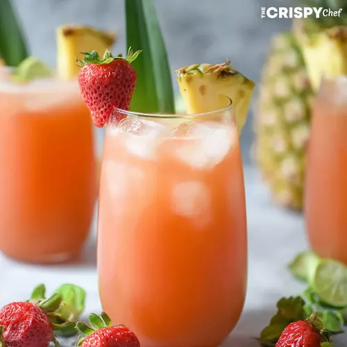 pineapple strawberry agua fresca
