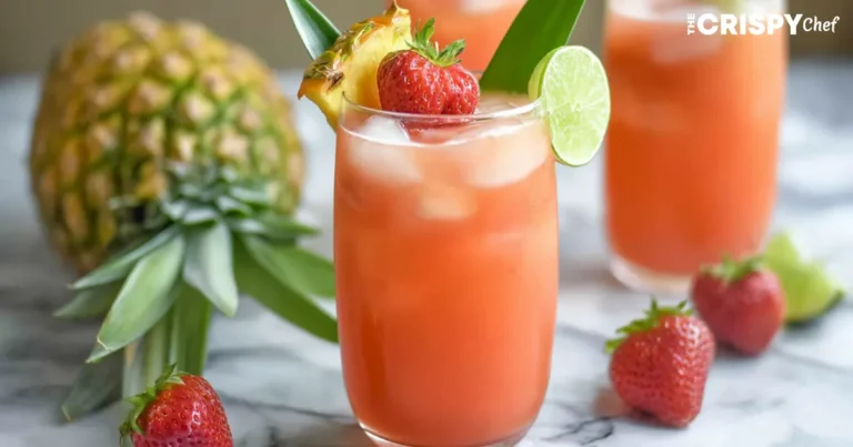 pineapple strawberry agua fresca