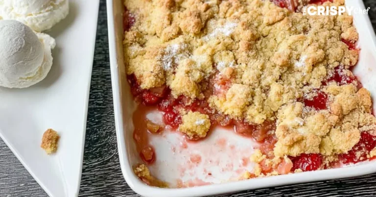 rhubarb dump cake