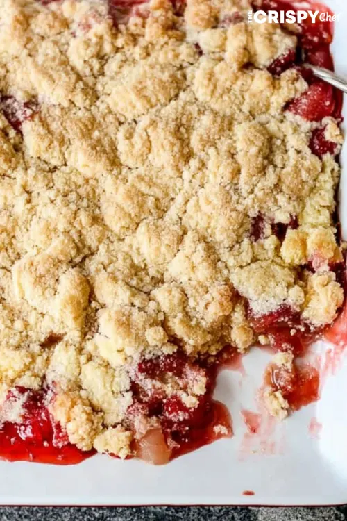 rhubarb dump cake