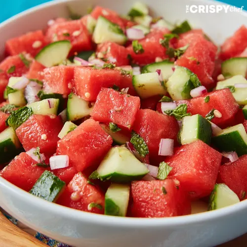 watermelon cucumber salad