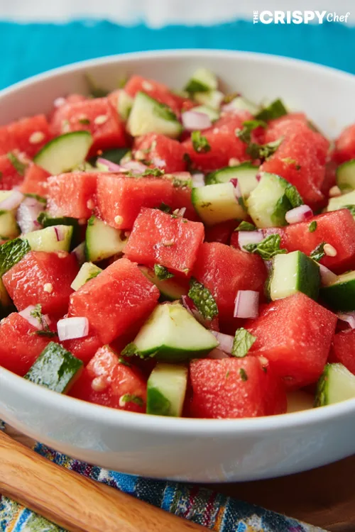 watermelon cucumber salad
