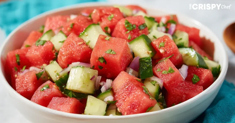 watermelon cucumber salad