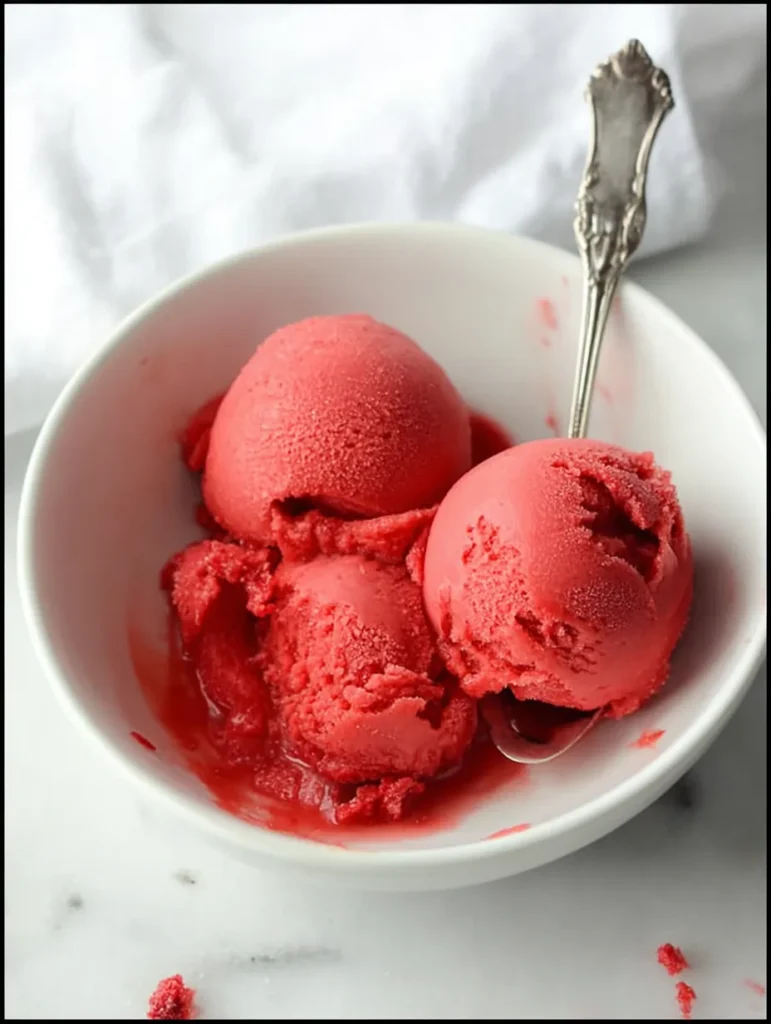 Berry Lemonade Sorbet