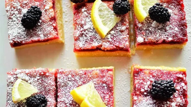Blackberry Lemon Bars