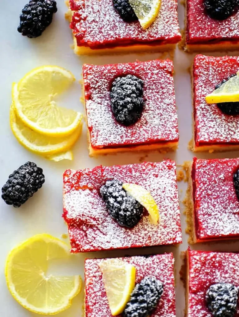 Blackberry Lemon Bars