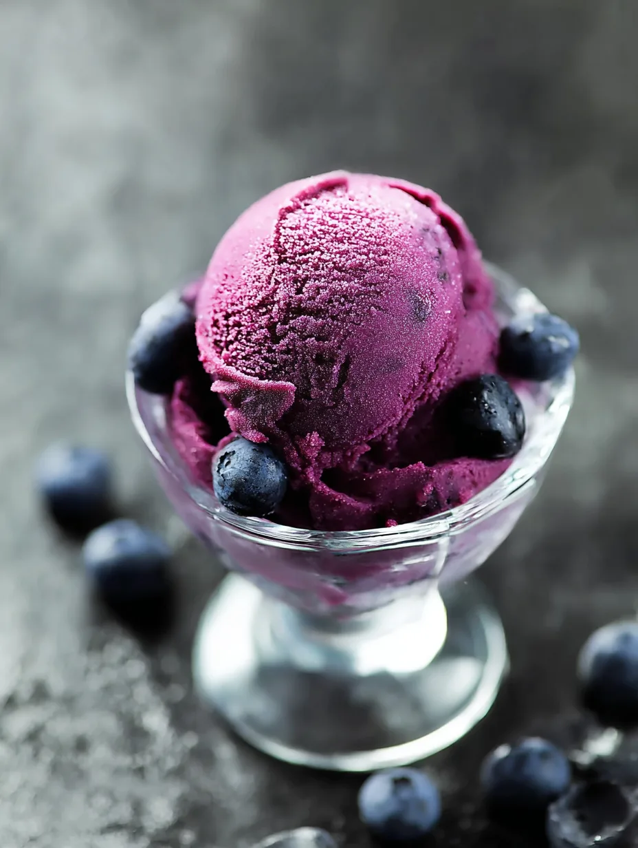 Blueberry Sorbet