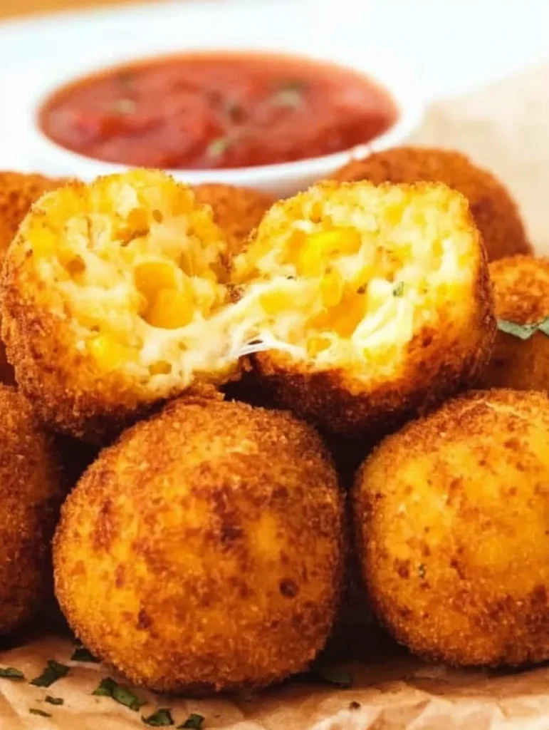 Cheese Corn Balls Recipe