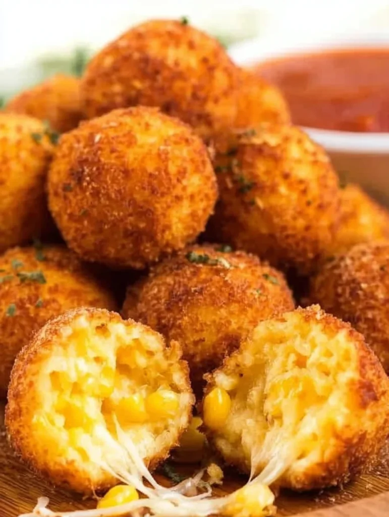 Cheese Corn Balls Recipe