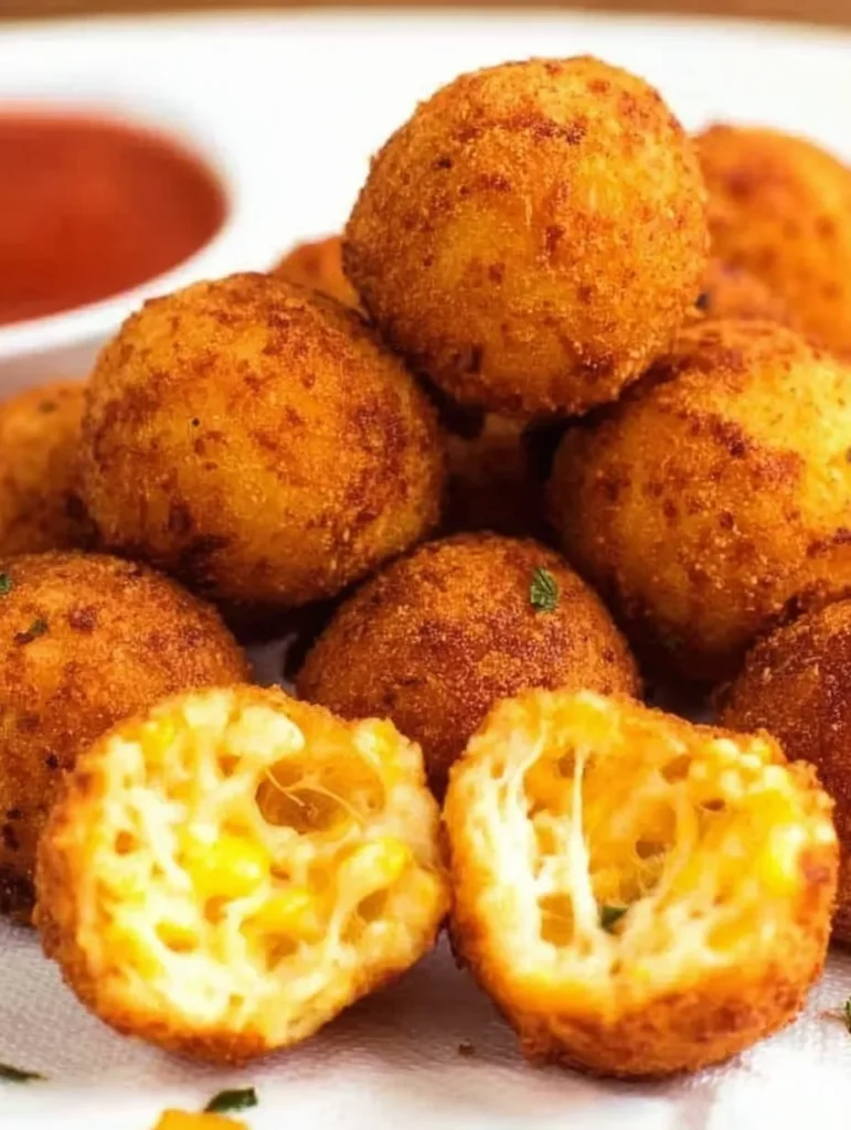 Cheese Corn Balls Recipe