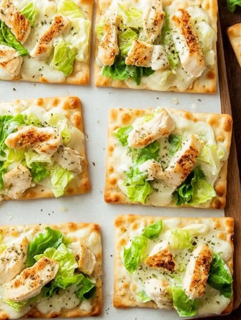 Chicken Caesar Flatbread