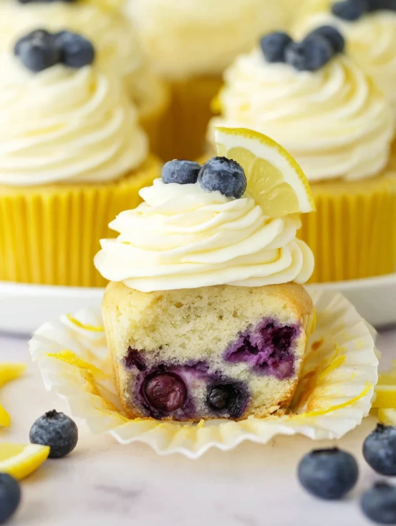 Lemon Blueberry Cupcakes