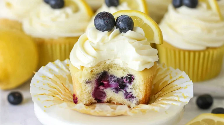 Lemon Blueberry Cupcakes