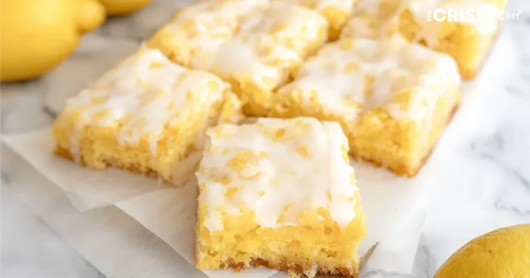 Lemon Brownie Bars Recipe