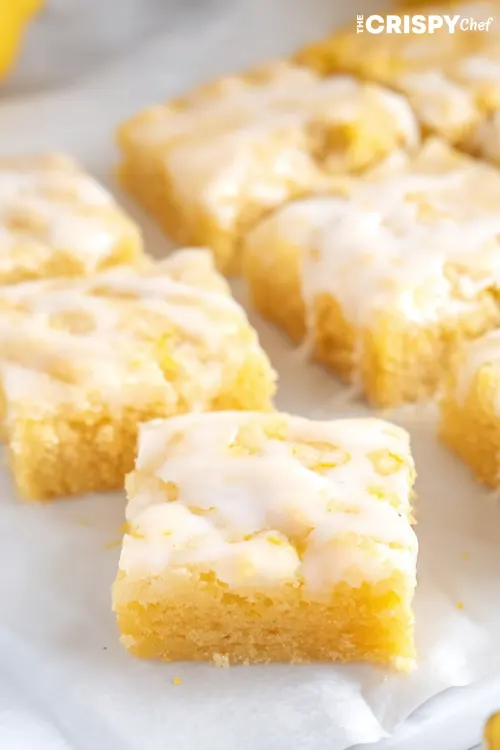 Lemon Brownie Bars Recipe