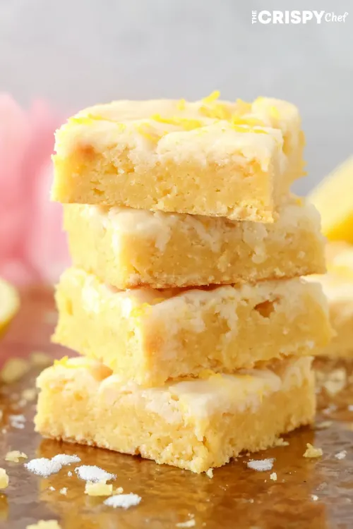 Lemon Brownie Bars Recipe