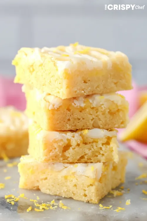 Lemon Brownie Bars Recipe