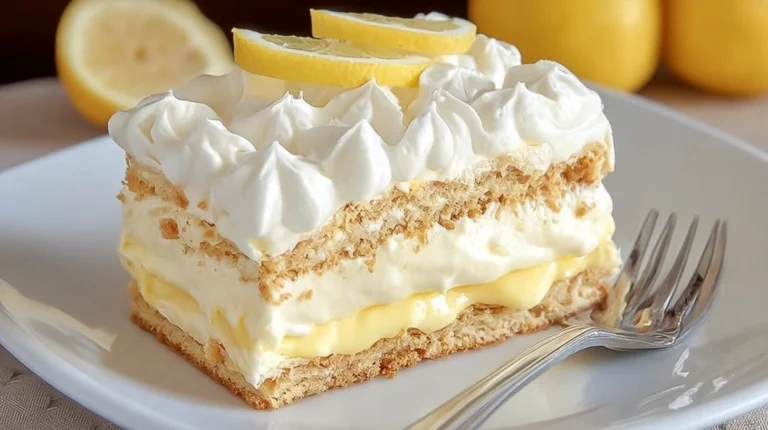 Lemon Éclair Cake