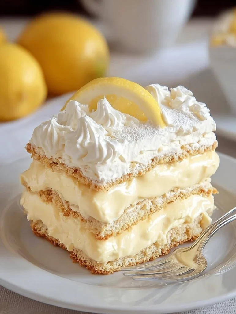Lemon Éclair Cake