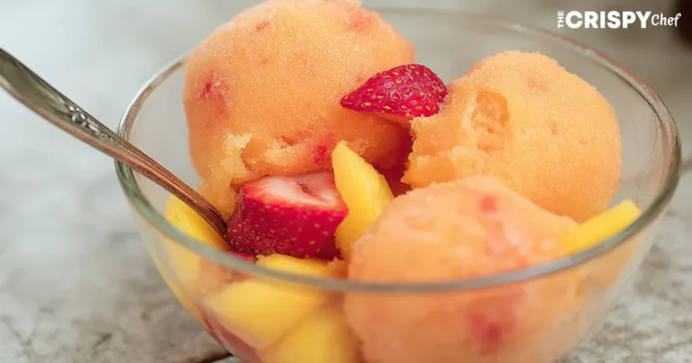 Mango Strawberry Sorbet