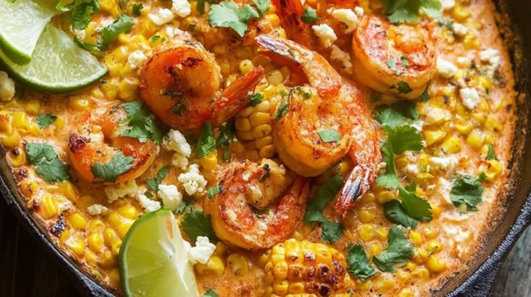 Mexican Street Corn and Shrimp