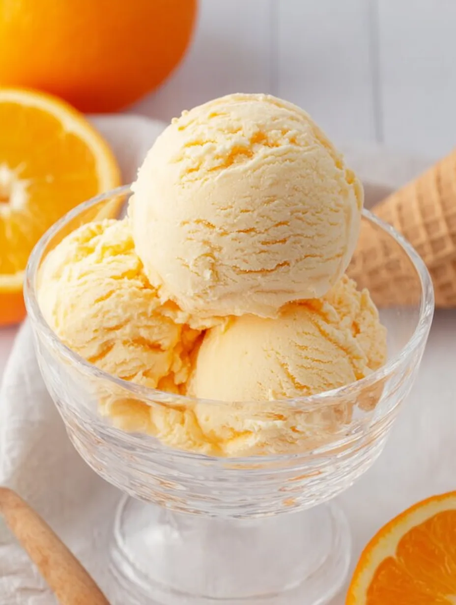 Orange Creamsicle Ice Cream