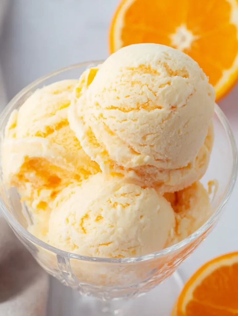 Orange Creamsicle Ice Cream