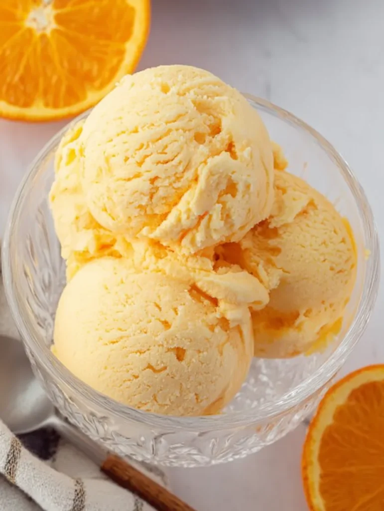 Orange Creamsicle Ice Cream