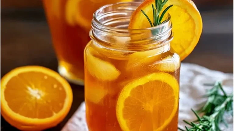 Orange Rosemary Iced Tea Recipe