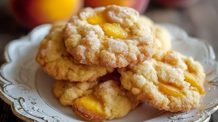 Peach Cobbler Cookies
