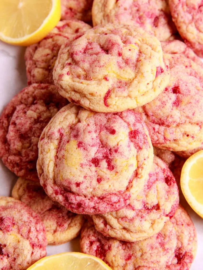 Pink Lemonade Cookies