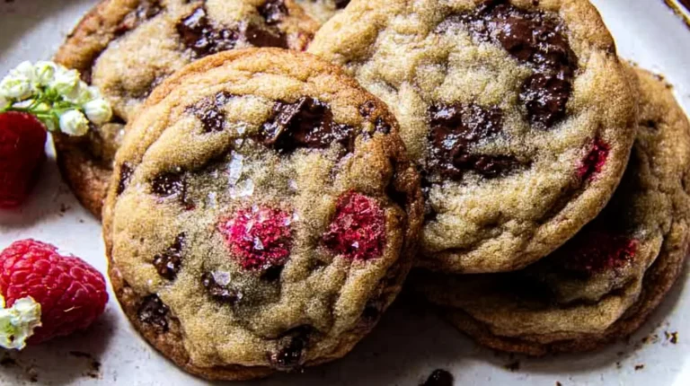 Raspberry Chocolate Chip Cookies