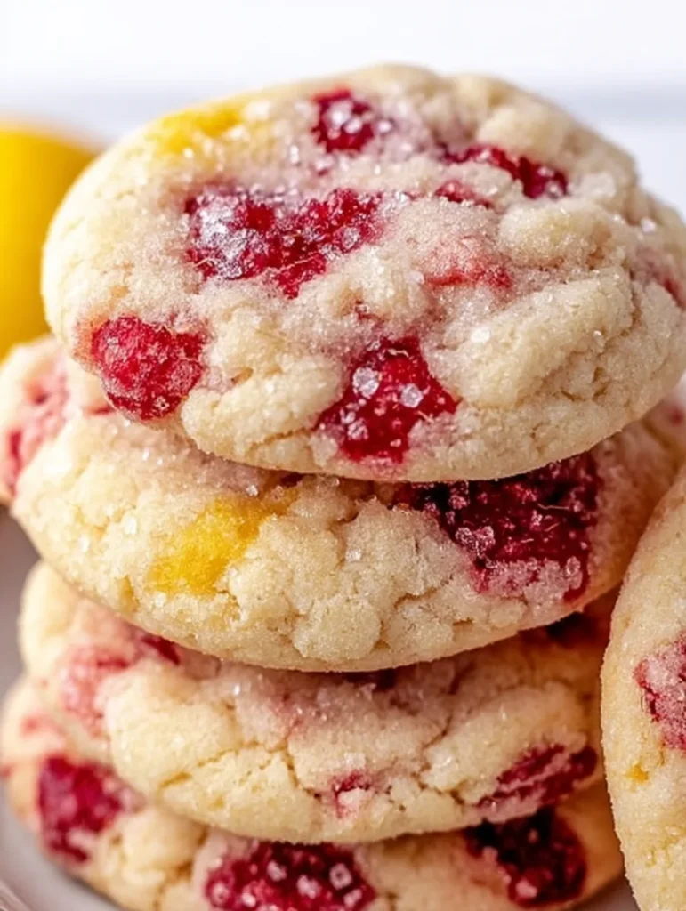 Raspberry Lemon Cookies