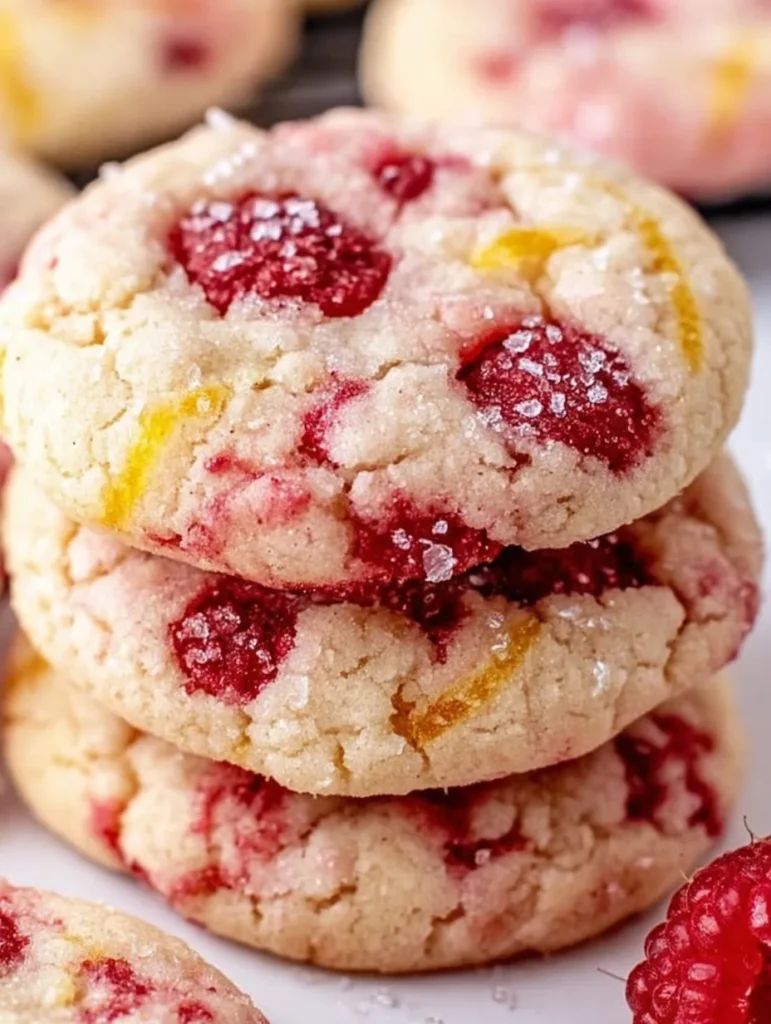 Raspberry Lemon Cookies